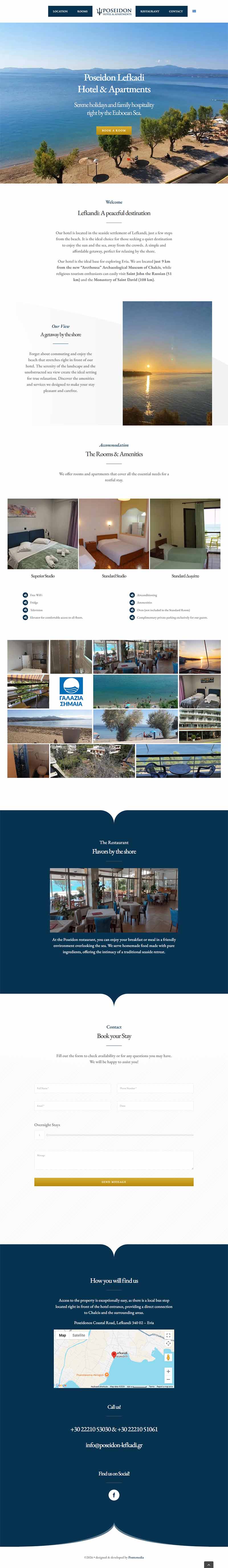 Design & Development of the Poseidon Hotel Website Design & Development of the Poseidon Hotel Website
